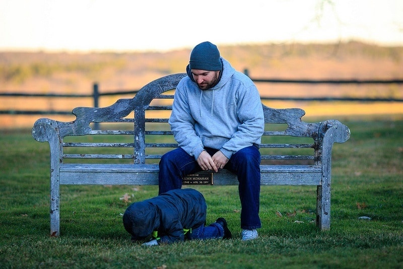 problem on Sunday morning: child has temper tantrum