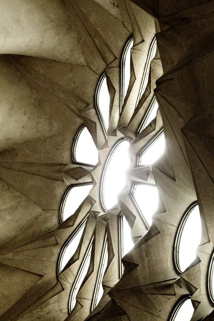 church window with light, reminding us of God's glory
