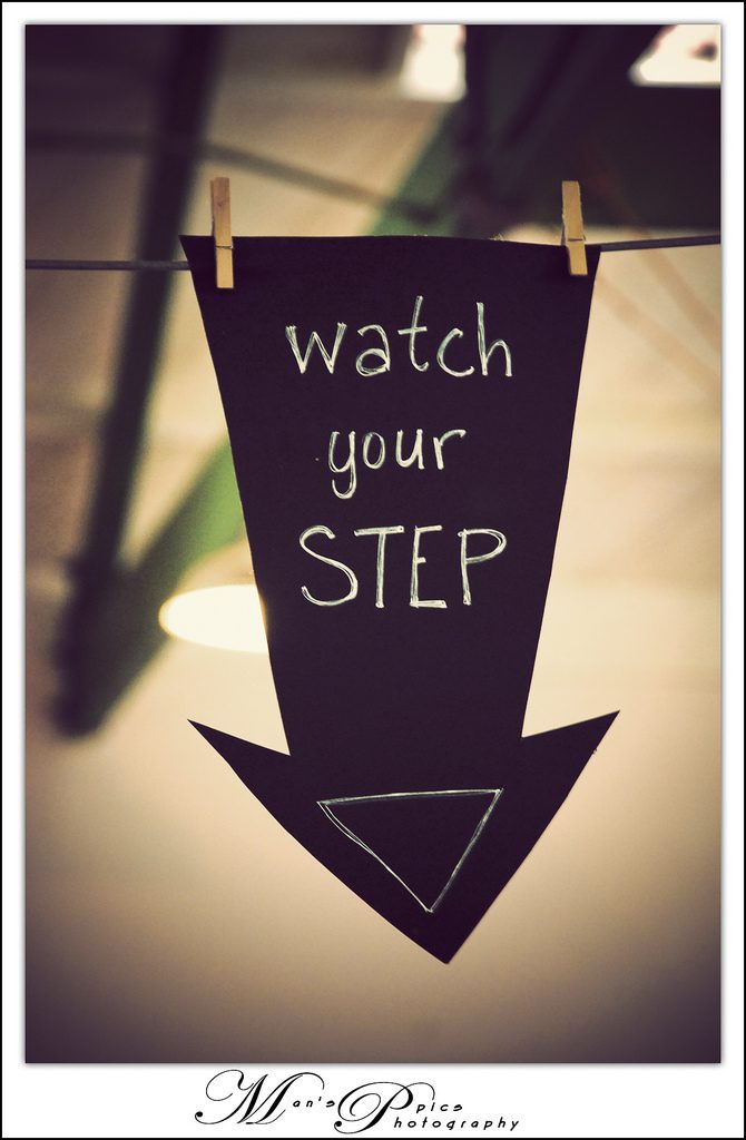 Watch Your Step Sign