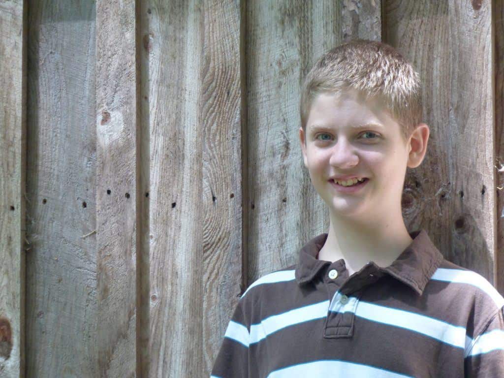 My son, Matthew - master of the awkward moment!