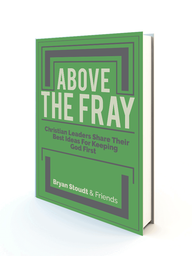 3D ebook cover of my project on prioritizing God