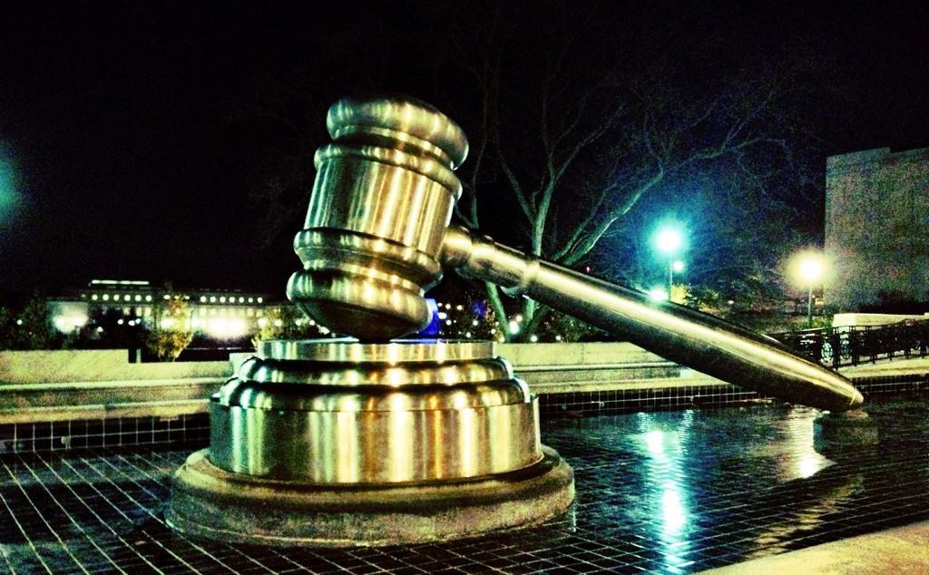 giant metal gavel