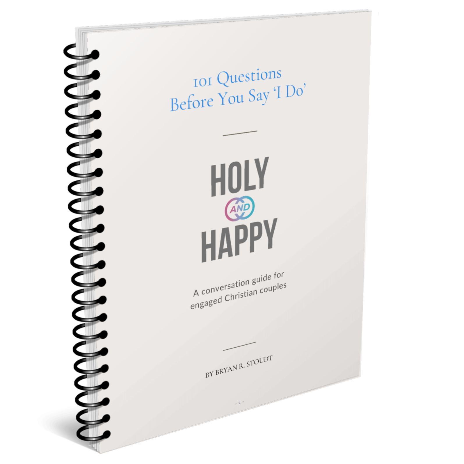 101 Questions Cover 3D 101 Questions Before You Say 'I Do' Workbook - companion guide for Holy & Happy